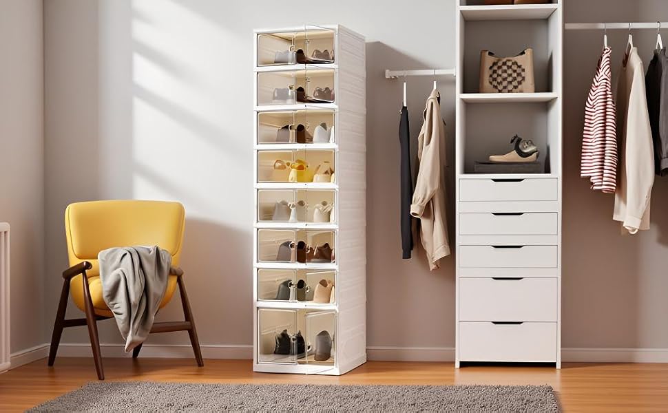 Zapatero plegable de 9 niveles