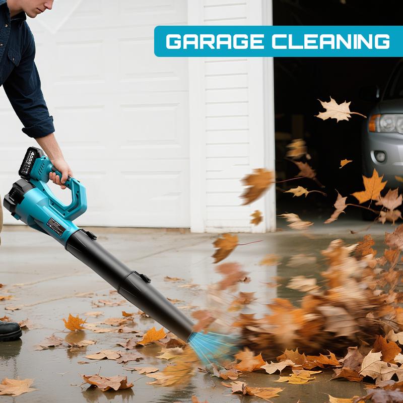 【FathersDay Gift】SEESII  Leaf Blower Cordless Electric Leaf Blower/Snow Blower  780CFM/440MPH Brushless Motor 2x4000mAh Batteries Handheld Snow Blower Variable Speed Control Turbo Button Electric Blower for Lawn Care Debris Dust Removal Outdoorfun