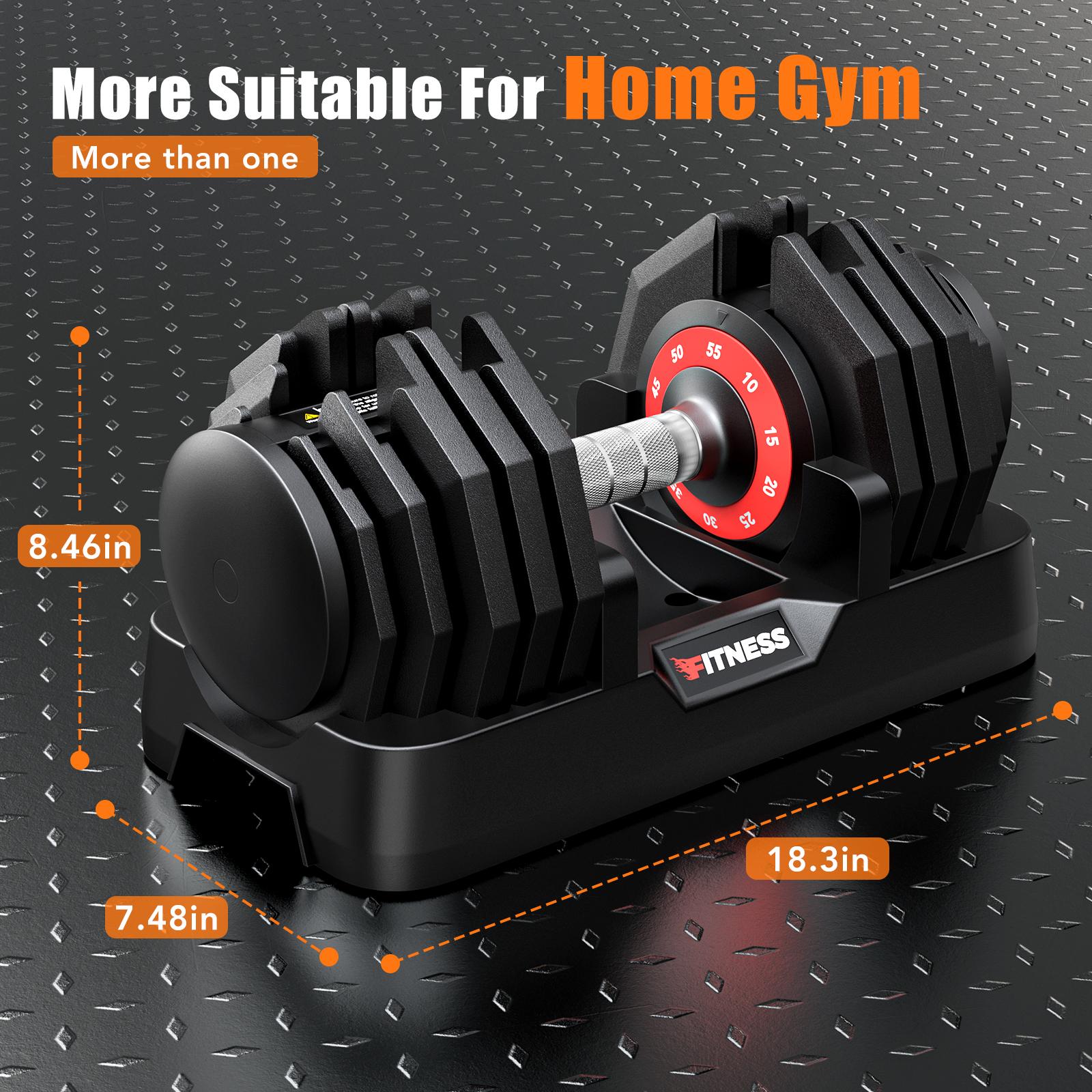Bearbro 55lb/80lb Adjustable Dumbbells, 1-Sec Adjustable Weights Dumbbells , 5 in 1 Free Dumbbell with Anti-Slip Texture Handle, Weight Set For Home Gym Suit both Men and Women,dealsforyoudays Bearbro 55lb/80lb Adjustable Dumbbells, 1-Sec Adjustable Weights Dumbbells , 5 in 1 Free Dumbbell with Anti-Slip Texture Handle, Weight Set For Home Gym Suit both Men and Women,dealsforyoudays