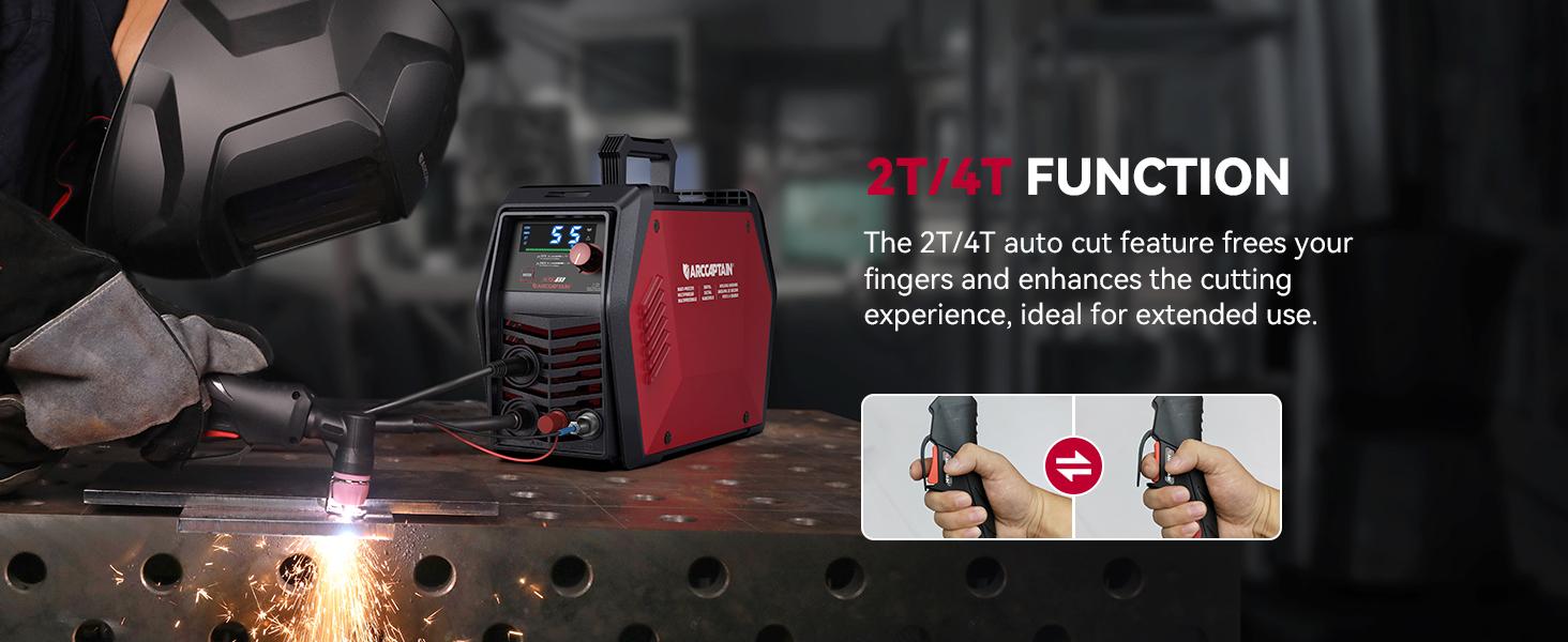 ARCCAPTAIN CUT55 Pro Plasma Cutter APP Control 55 Amp Non-Touch Pilot Arc 120V/240V Dual Voltage Large LED Display 2T/4T 3/4 Inch Cut DC Inverter IGBT High-Frequency Plasma Cutter for Stainless Steel Aluminum Iron Fabrication #Summervibes ARCCAPTAIN CUT55 Pro Plasma Cutter APP Control 55 Amp Non-Touch Pilot Arc 120V/240V Dual Voltage Large LED Display 2T/4T 3/4 Inch Cut DC Inverter IGBT High-Frequency Plasma Cutter for Stainless Steel Aluminum Iron Fabrication #Summervibes