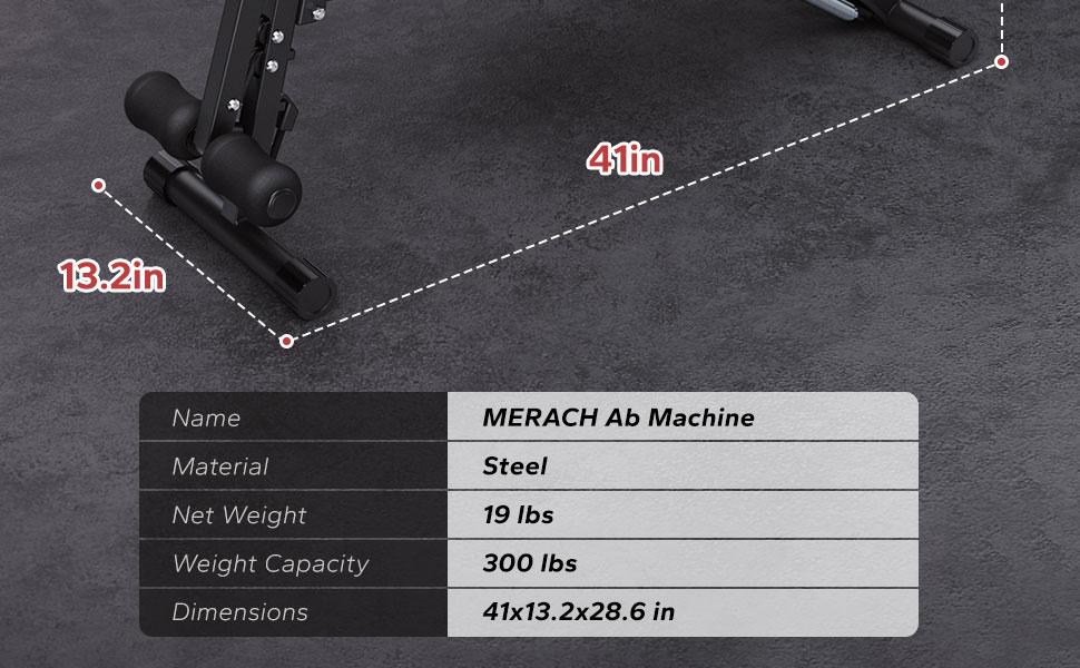 Merach Adjustable Weight Bench, Multi-Functional Full-Body Dumbbell Workouts, 300lbs Capacity Triangular Structure, Ergonomic Padded Backrest, Exercise Machine for Home Gym Strength Training