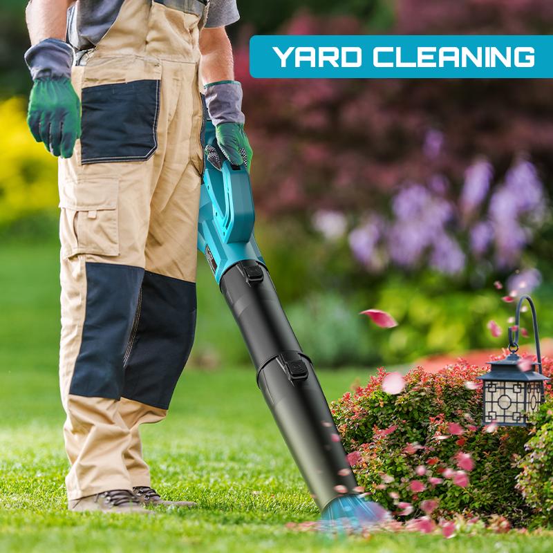 【FathersDay Gift】SEESII  Leaf Blower Cordless Electric Leaf Blower/Snow Blower  780CFM/440MPH Brushless Motor 2x4000mAh Batteries Handheld Snow Blower Variable Speed Control Turbo Button Electric Blower for Lawn Care Debris Dust Removal Outdoorfun