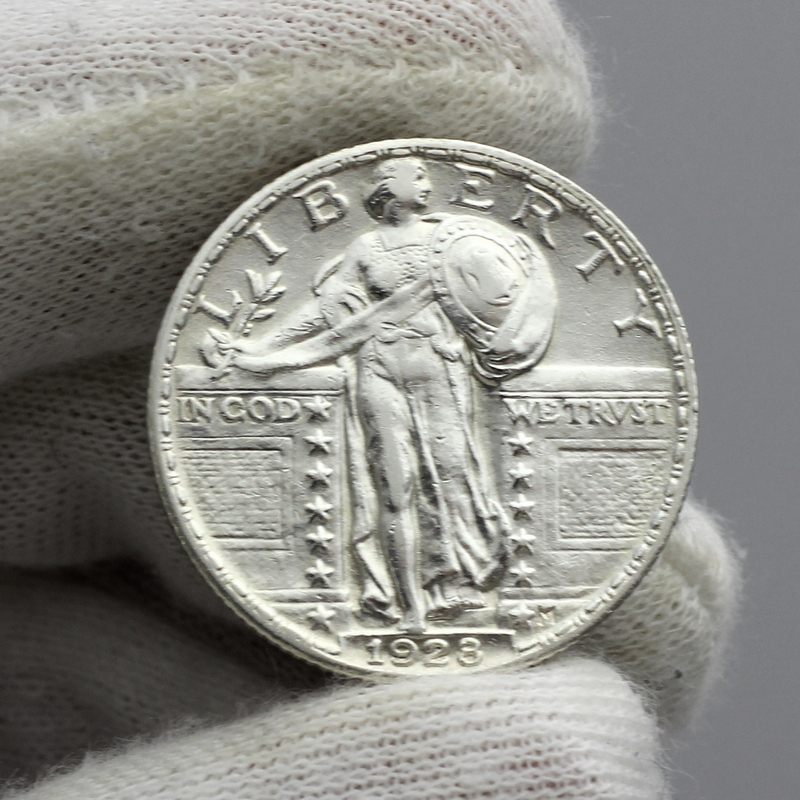 【 Estate-Sourced Coin 】1928 Standing Liberty Quarter