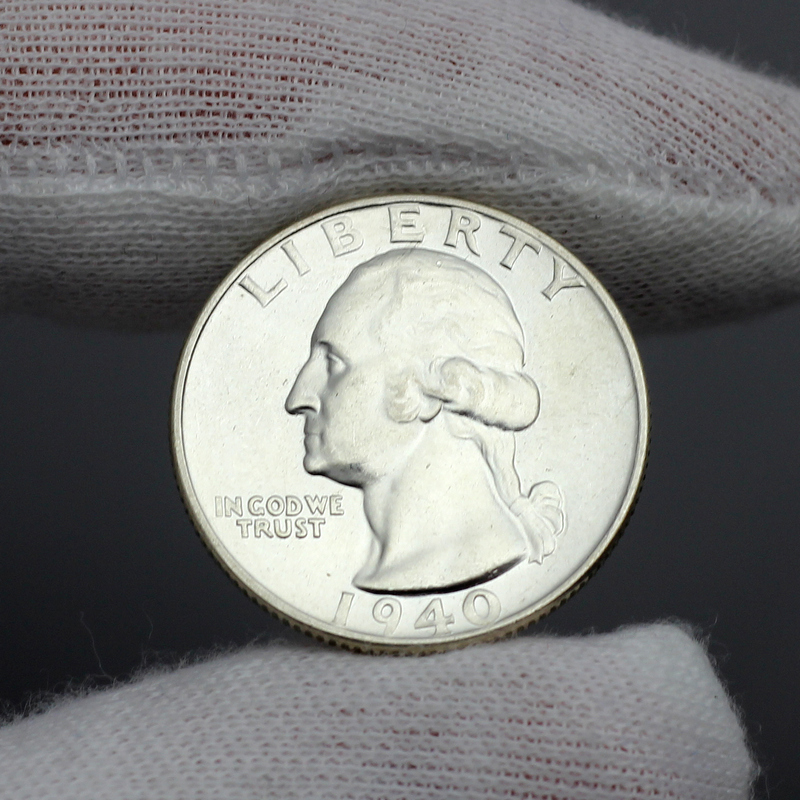 【 Estate-Sourced Coin 】1940 D Silver Washington Quarter