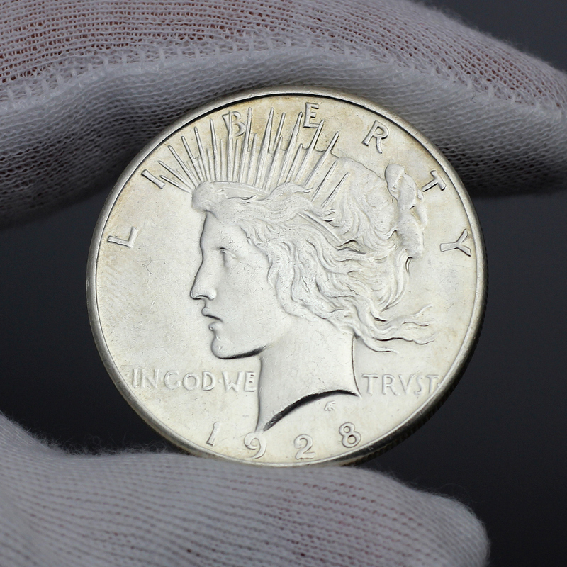 【 Estate-Sourced Coin 】 1928 Silver Peace Dollar 
