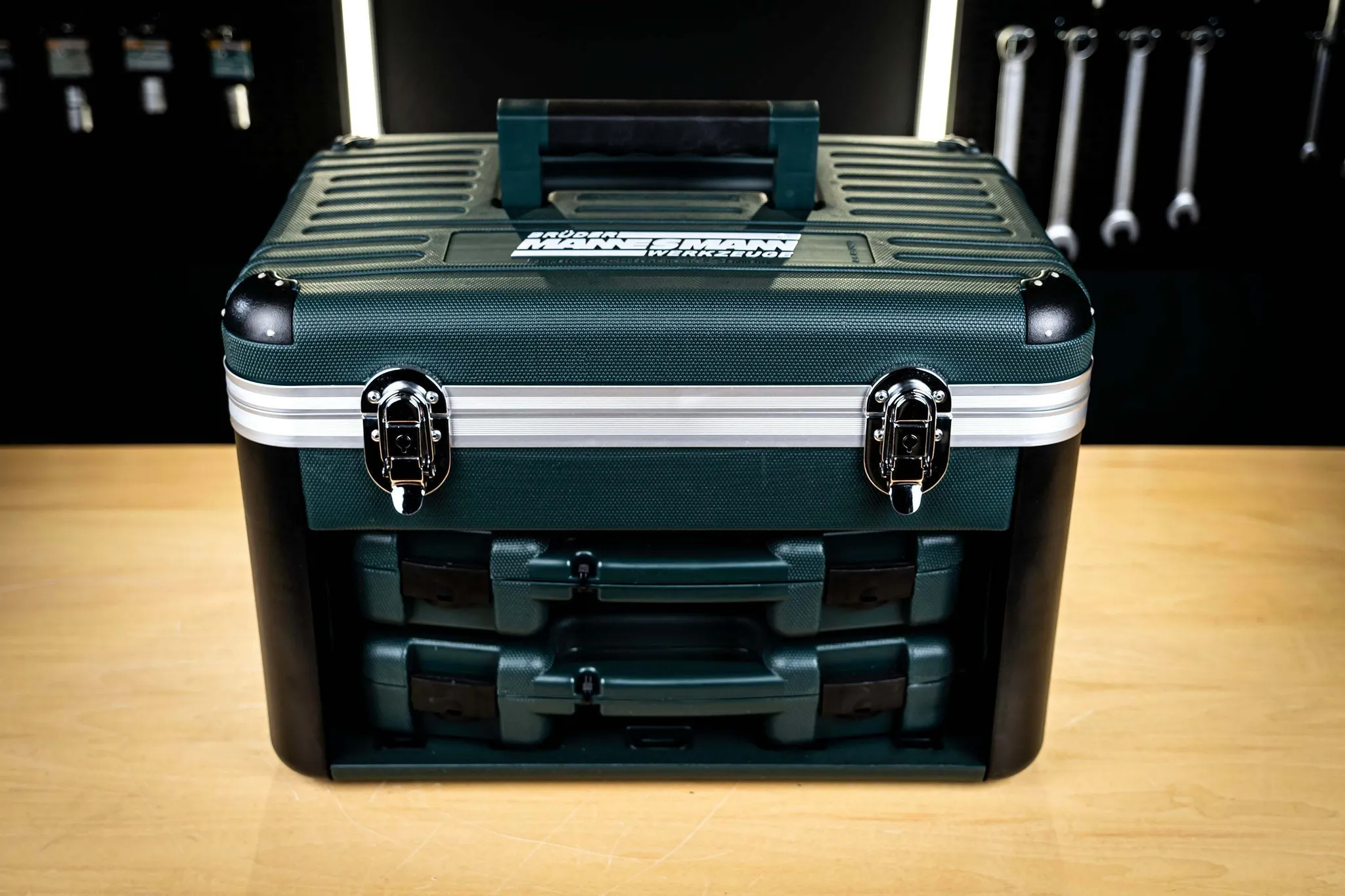 Mannesmann Werkzeugbox mit Schubladen, 163-tlg.