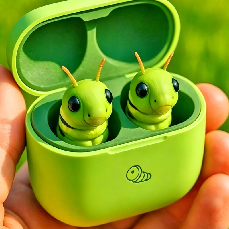 Cute Animal Shaped Bluetooth Earbuds-3D Stereo Animal Design | Wireless Earphones with Cartoon Charging Case