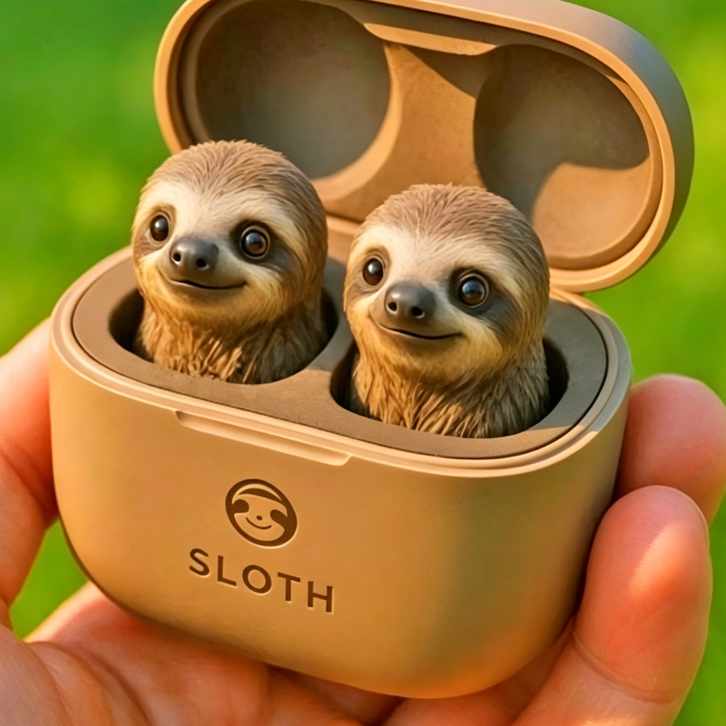 Cute Animal Shaped Bluetooth Earbuds-3D Stereo Animal Design | Wireless Earphones with Cartoon Charging Case