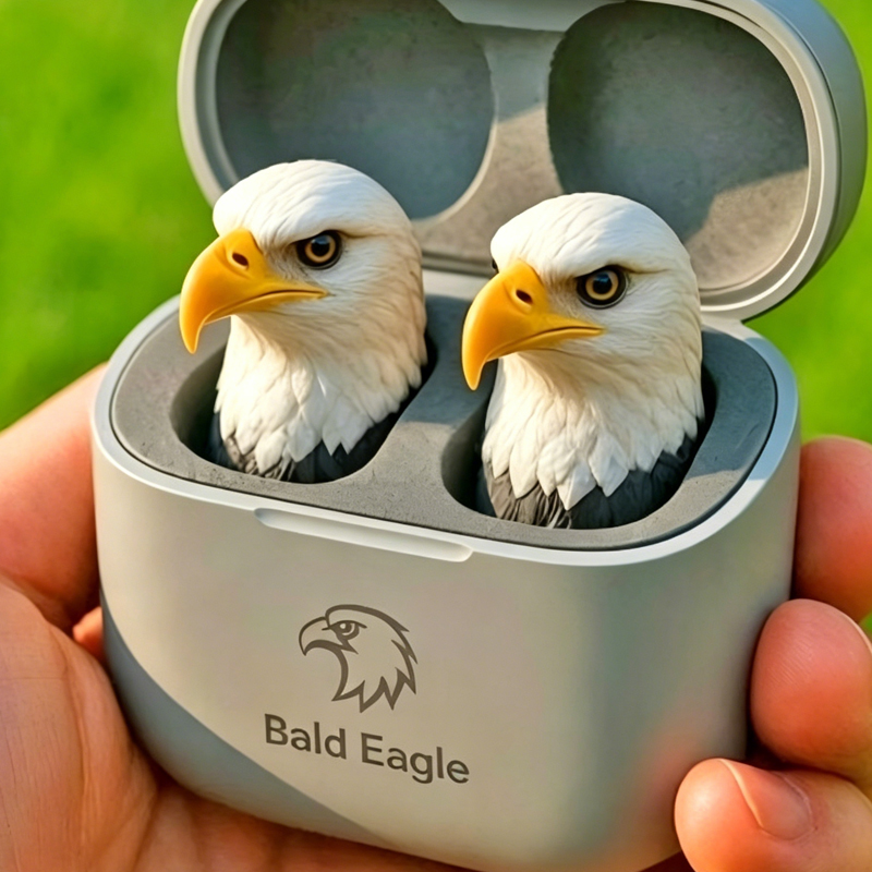 Cute Animal Shaped Bluetooth Earbuds-3D Stereo Animal Design | Wireless Earphones with Cartoon Charging Case