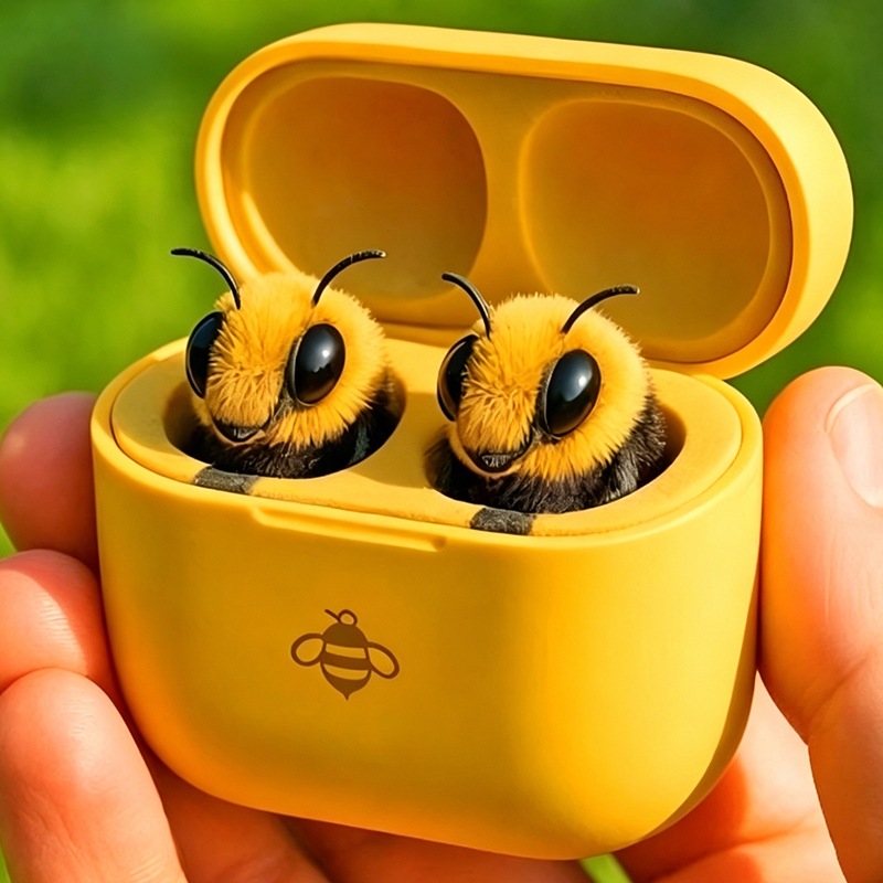 Cute Animal Shaped Bluetooth Earbuds-3D Stereo Animal Design | Wireless Earphones with Cartoon Charging Case