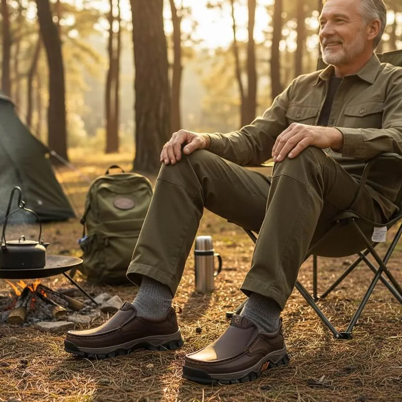 ⏰ Letzter Tag! 50 % Rabatt 🔥 Handgefertigte orthopädische Herren-Wanderstiefel aus Rindsleder