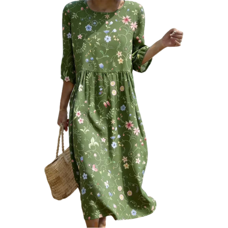 🌿 Das bestickte Leinen-Kleid: Zeitlose Eleganz für jeden Tag