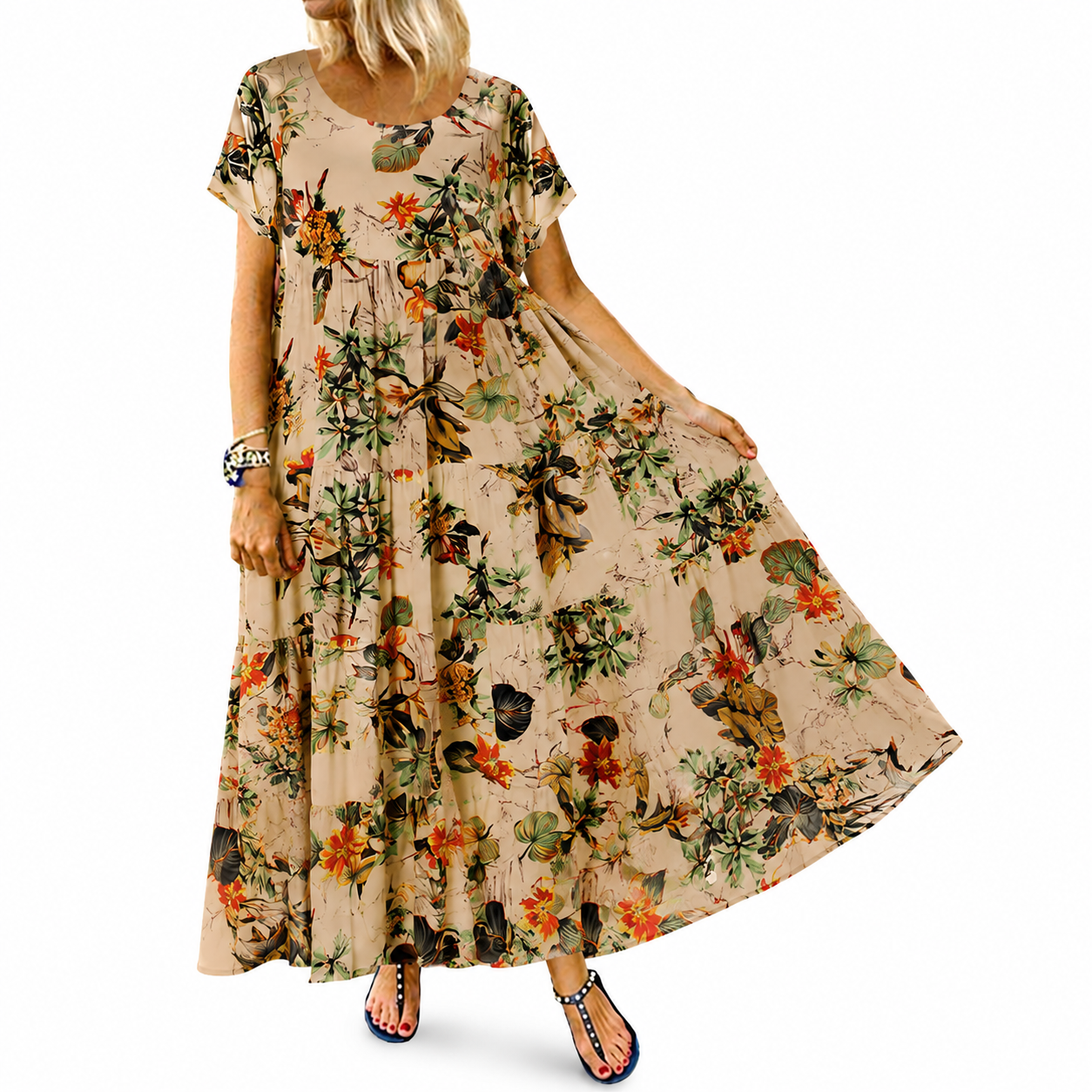La robe fleurie décontractée qui donne du style sans effort 🌸