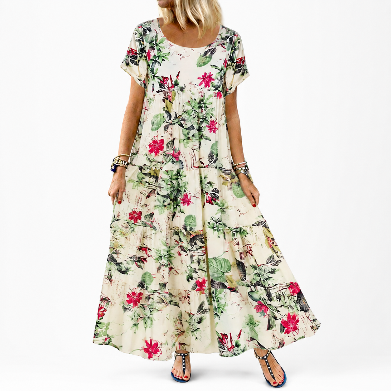 La robe fleurie décontractée qui donne du style sans effort 🌸