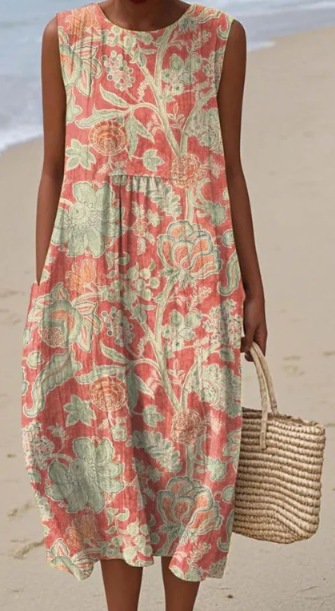 🌊 Das blau-weiße Blumenkleid: Dein Sommerbegleiter für jeden Tag