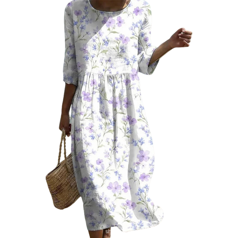 🌿 Das bestickte Leinen-Kleid: Zeitlose Eleganz für jeden Tag