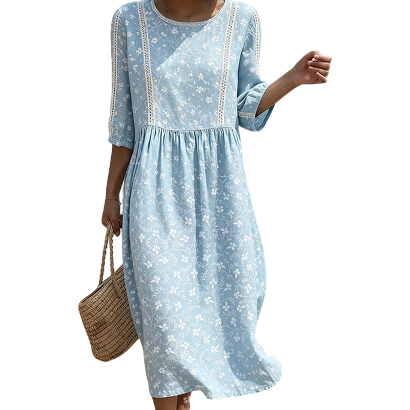 🌿 Das bestickte Leinen-Kleid: Zeitlose Eleganz für jeden Tag
