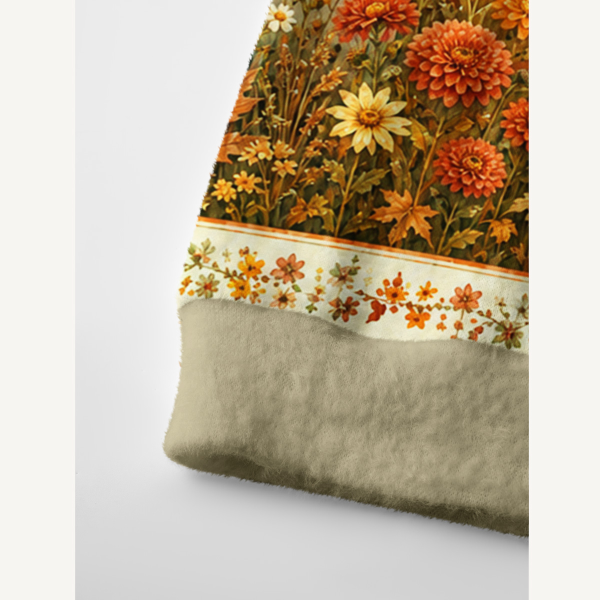 Autumn Farmyard Chicken Garden Print Ugly Cardigan Sweaters