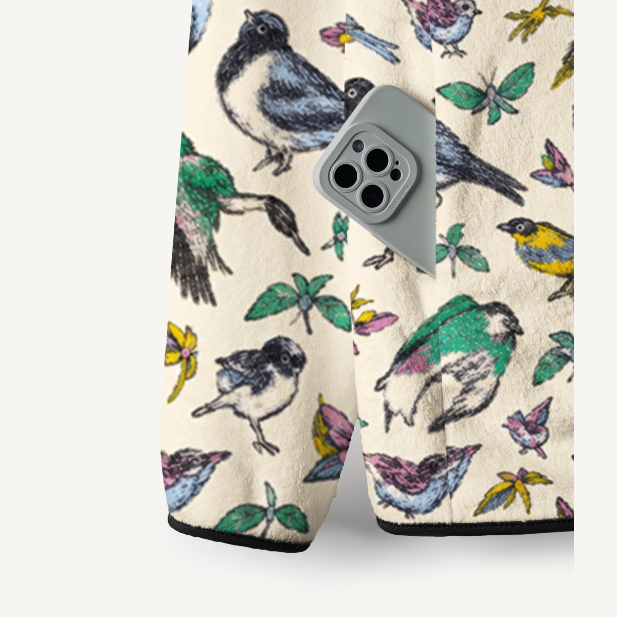 Sky Meadow Symphony Print Fleece Jacket