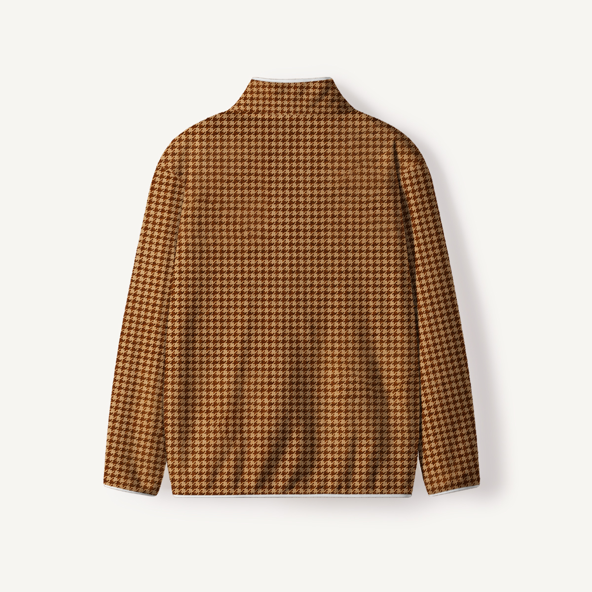 Classic Tweed Wild Duck Print Fleece Jacket
