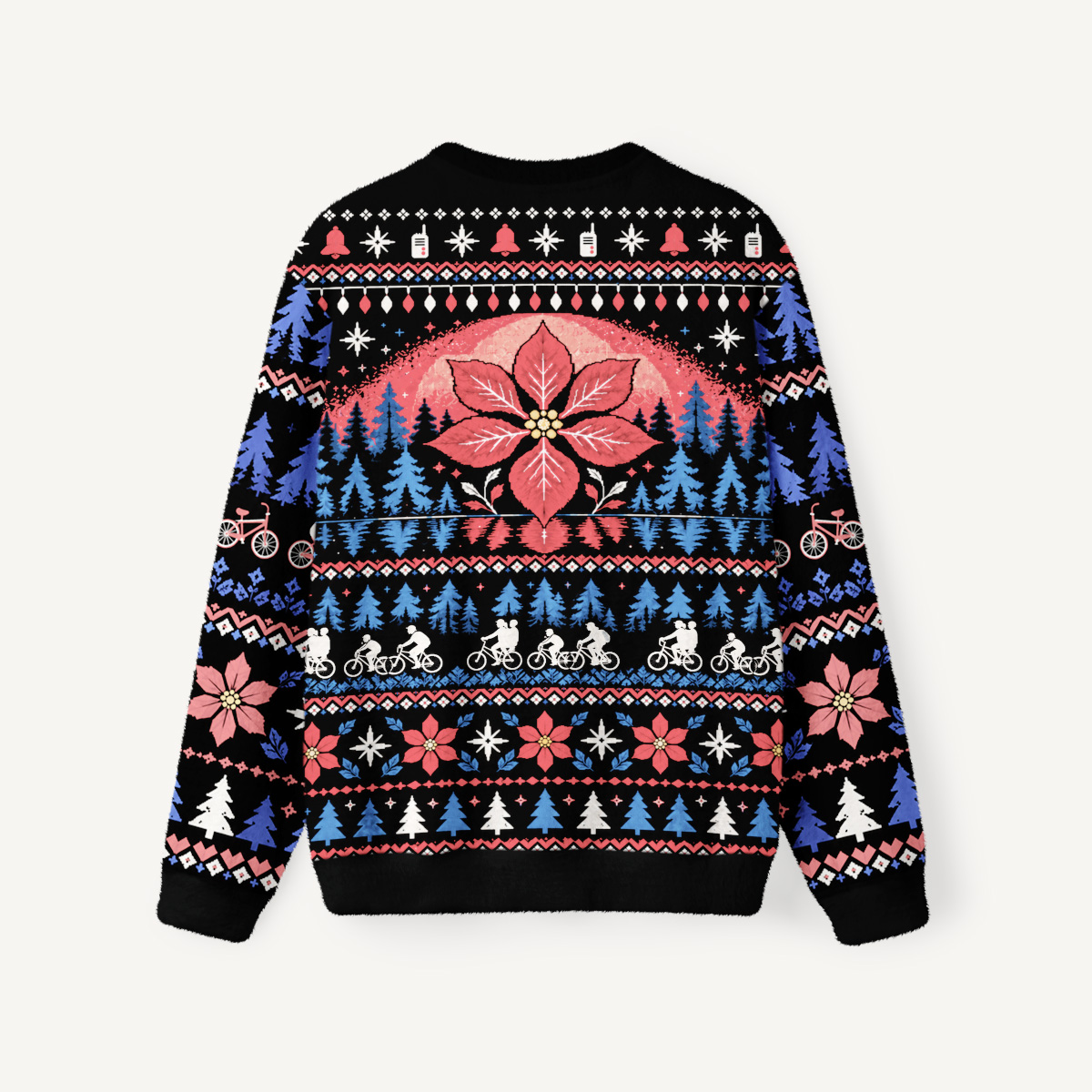Mystical Christmas Forest Fuzzy Sweater