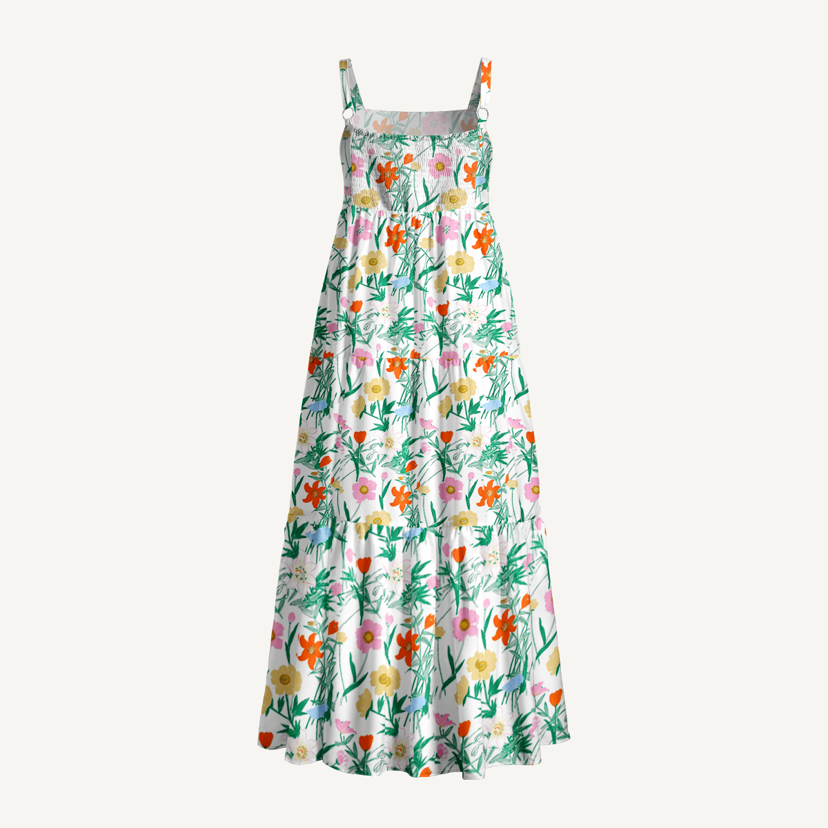 Lily & Poppy Days Print Wide Straps Maxi Dress With Pockets
