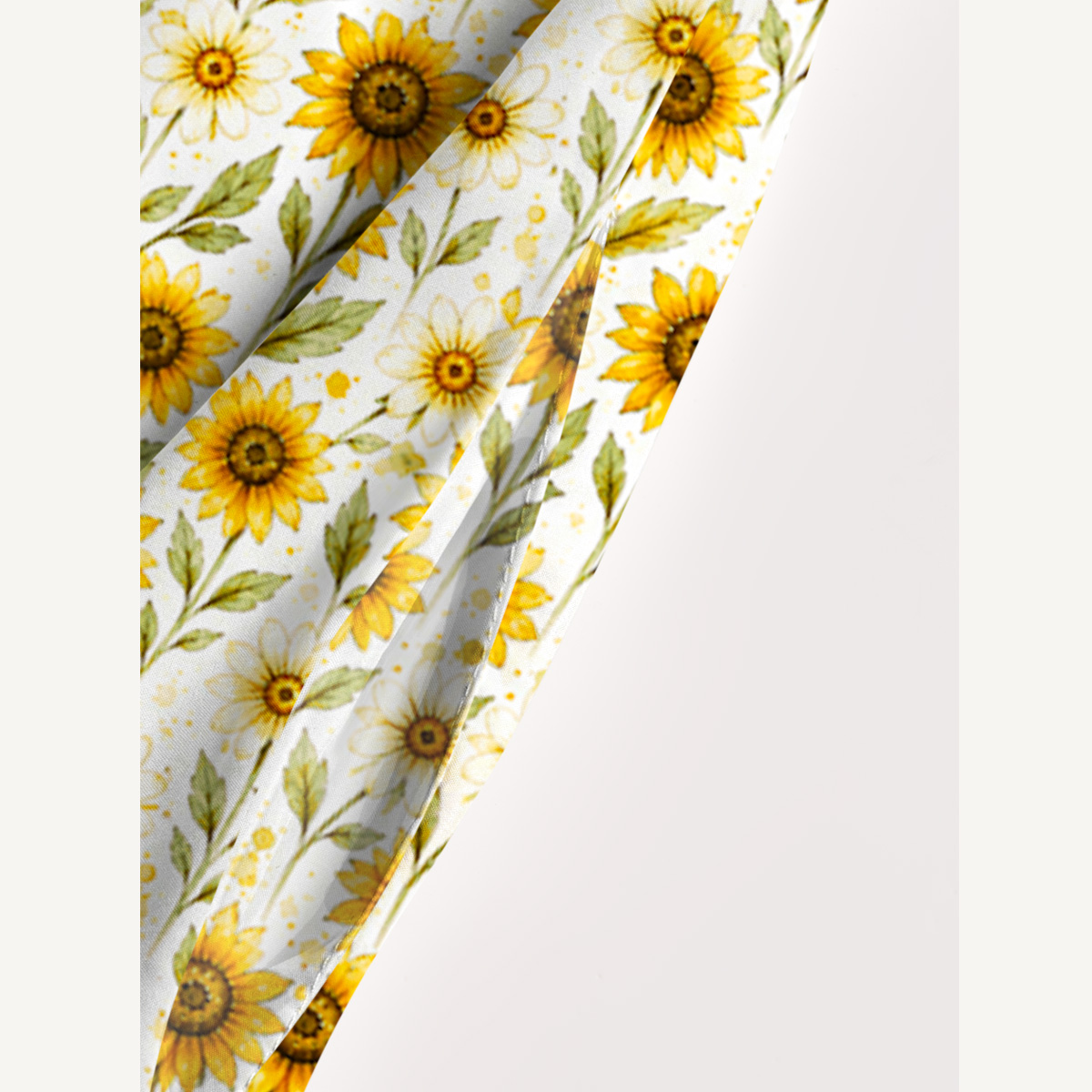 Sunflower American Flag  Print Wide Straps Maxi Dress With Pockets