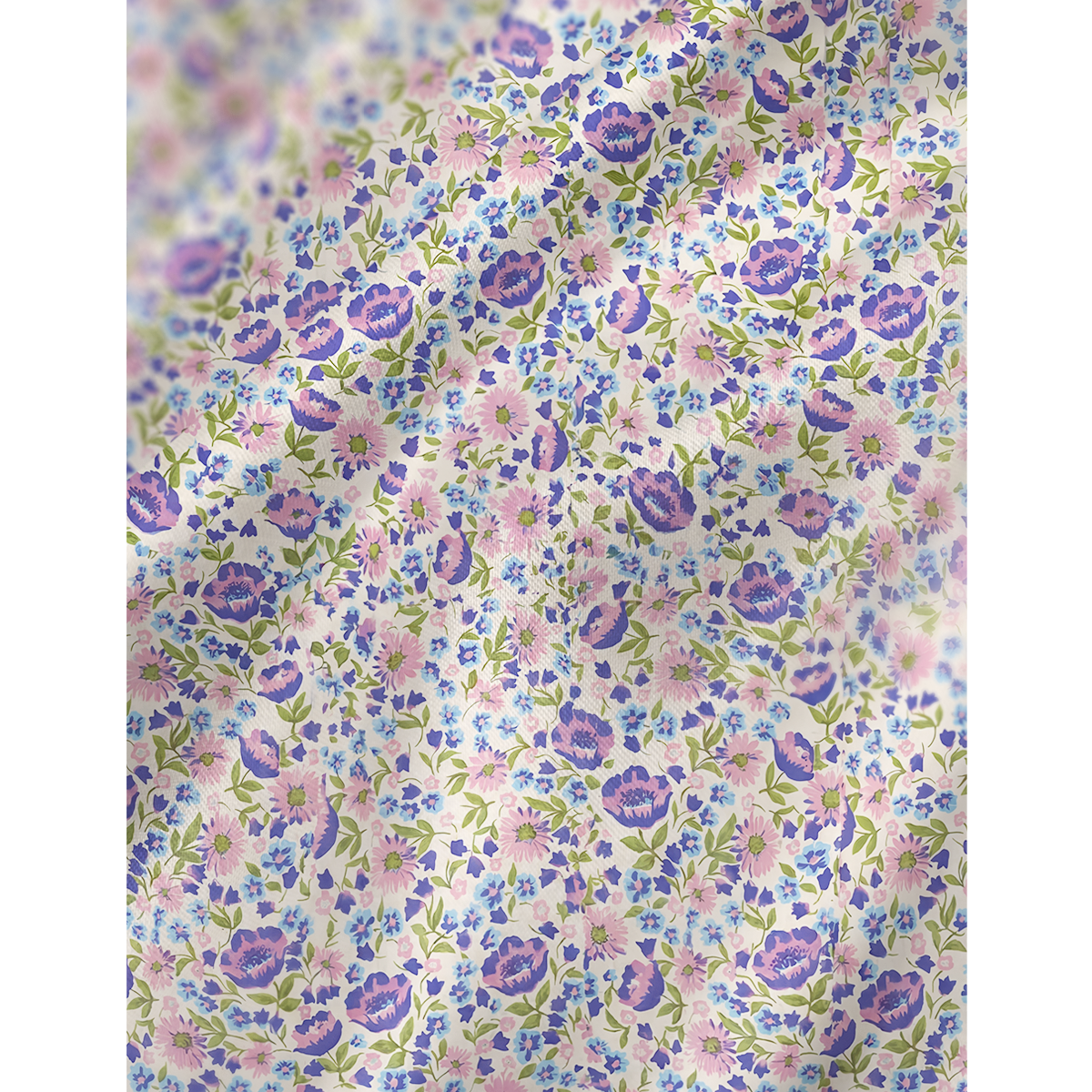 Lavender Bloom Satin Cross Back Mini Dress