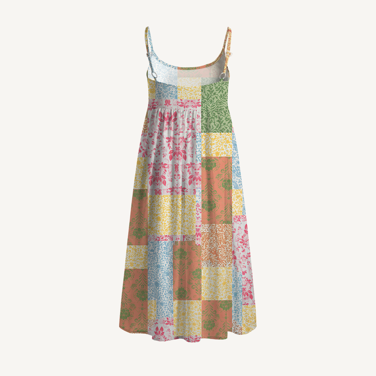 Morning Patch Spaghetti Strap Mini Dress