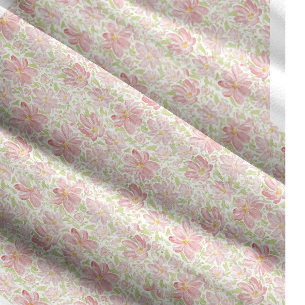 Square Neck Cosmos Flower Print Slip Dress