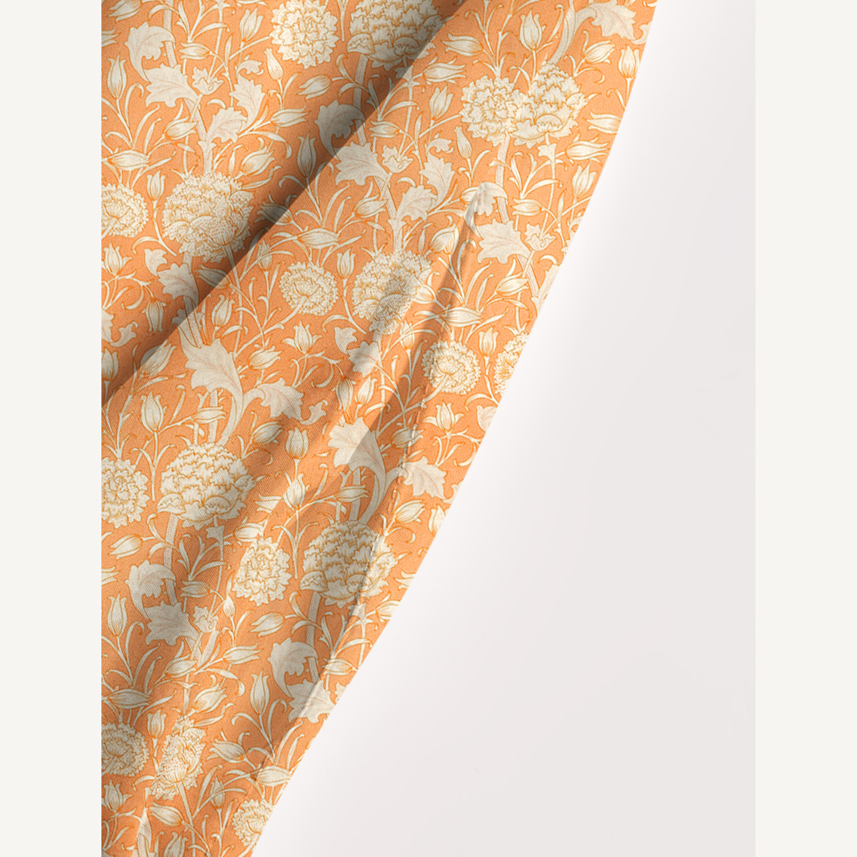 Classic Coral Botanical Print Slip Dress