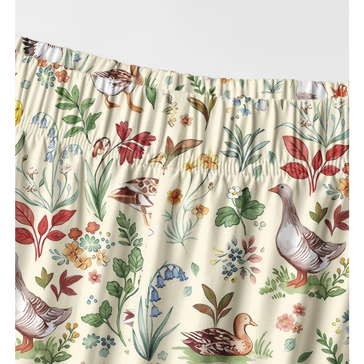 Countryside Garden Critter Print Long Pajama Set 