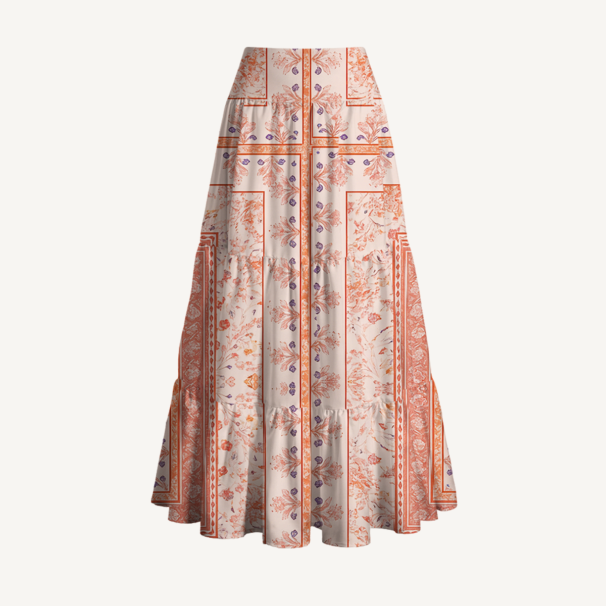 Dahlia Print Maxi Skirt