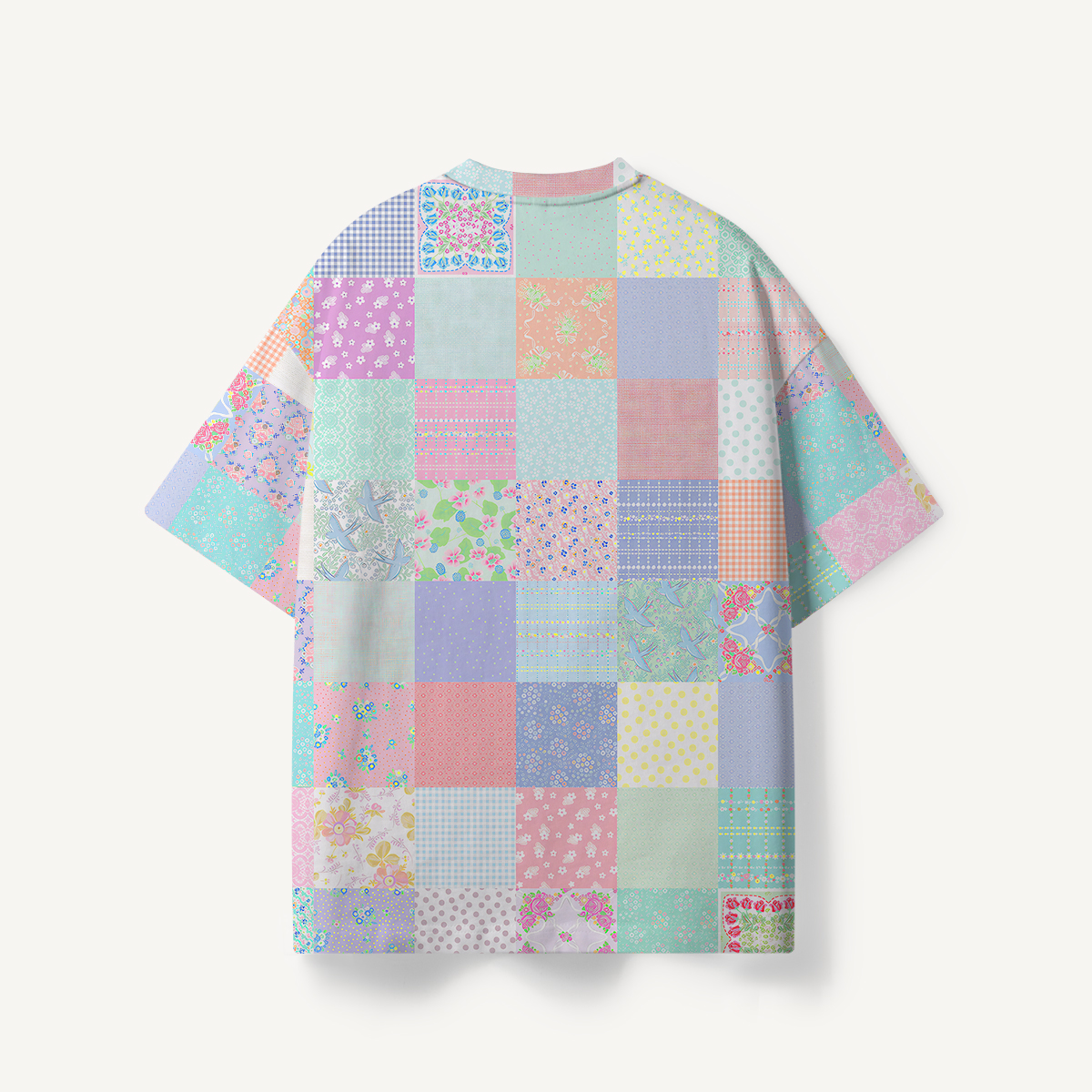 Vintage Quilt Patchwork print Premium Eco Tee