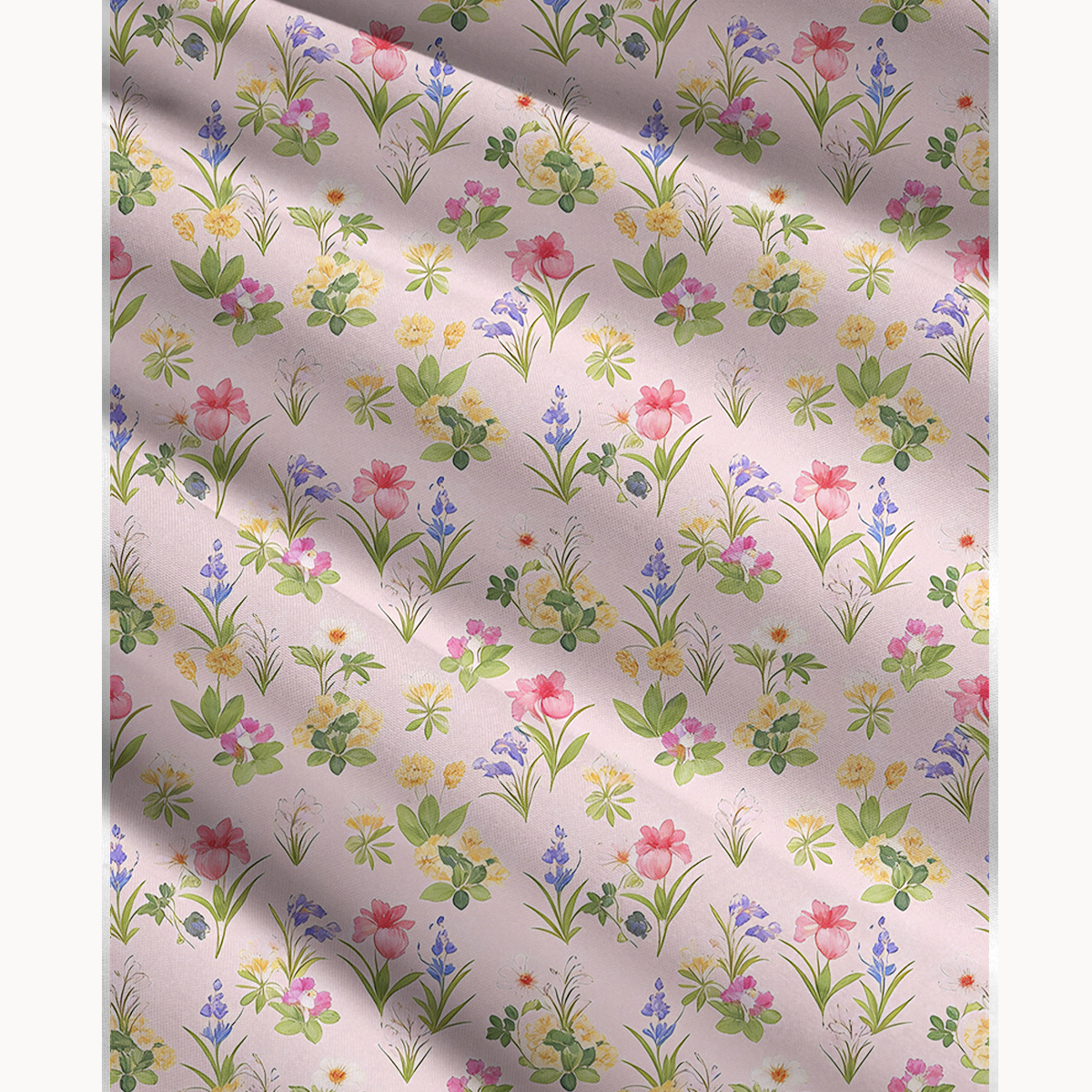 Delicate Blossom Print Maxi Skirt