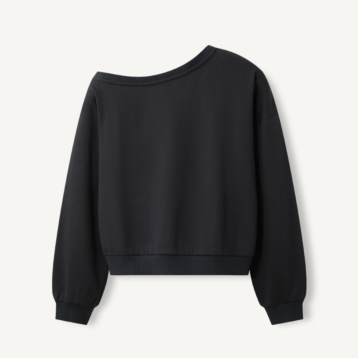 Crafty Duck Crochet Club Print Off Shoulder Sweatshirts 