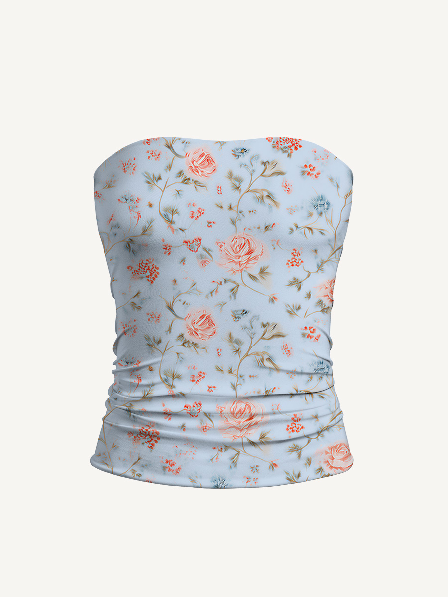 Rosabelle Bloom Print Boho Bandeau Headband