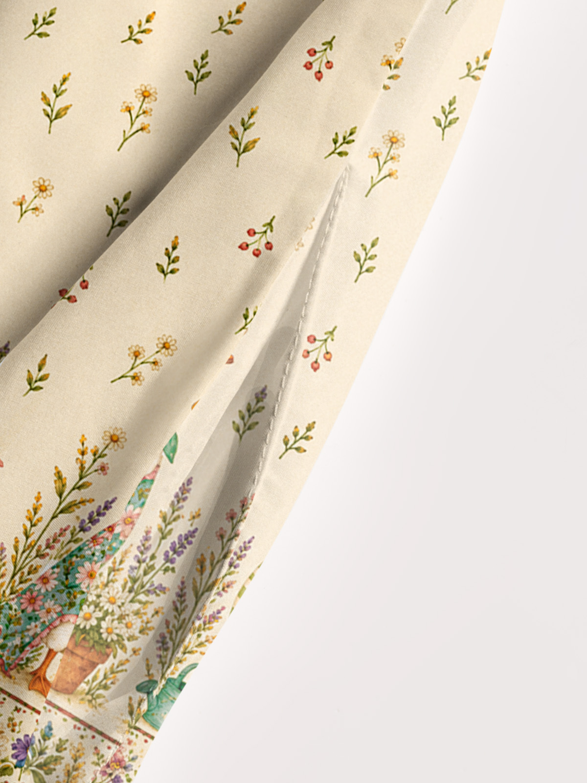 Country Garden Goose Ladies Print Wide Straps Maxi Dress With Pockets