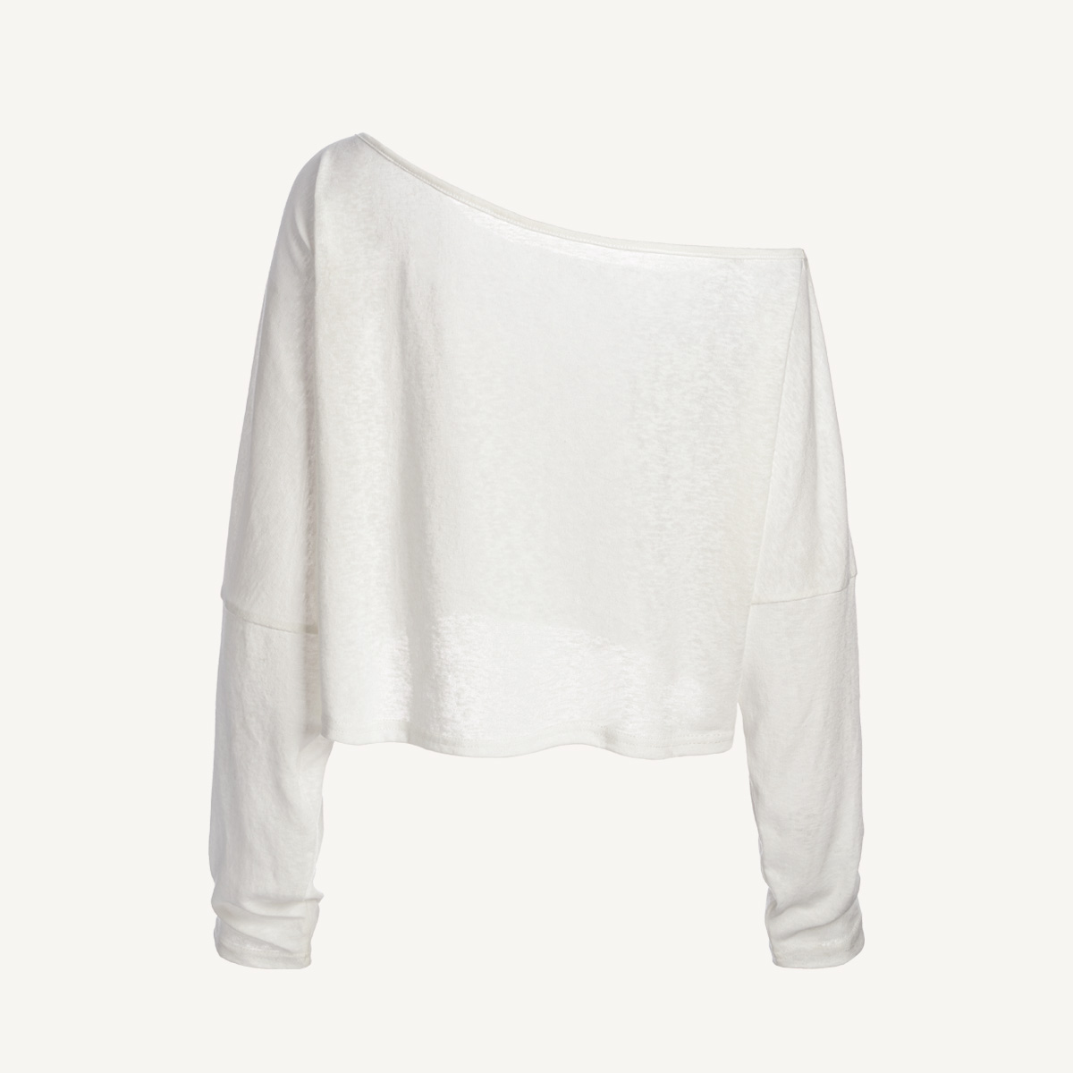 Folk Art Farm Family Long Sleeve Off Shoulder T-shirt