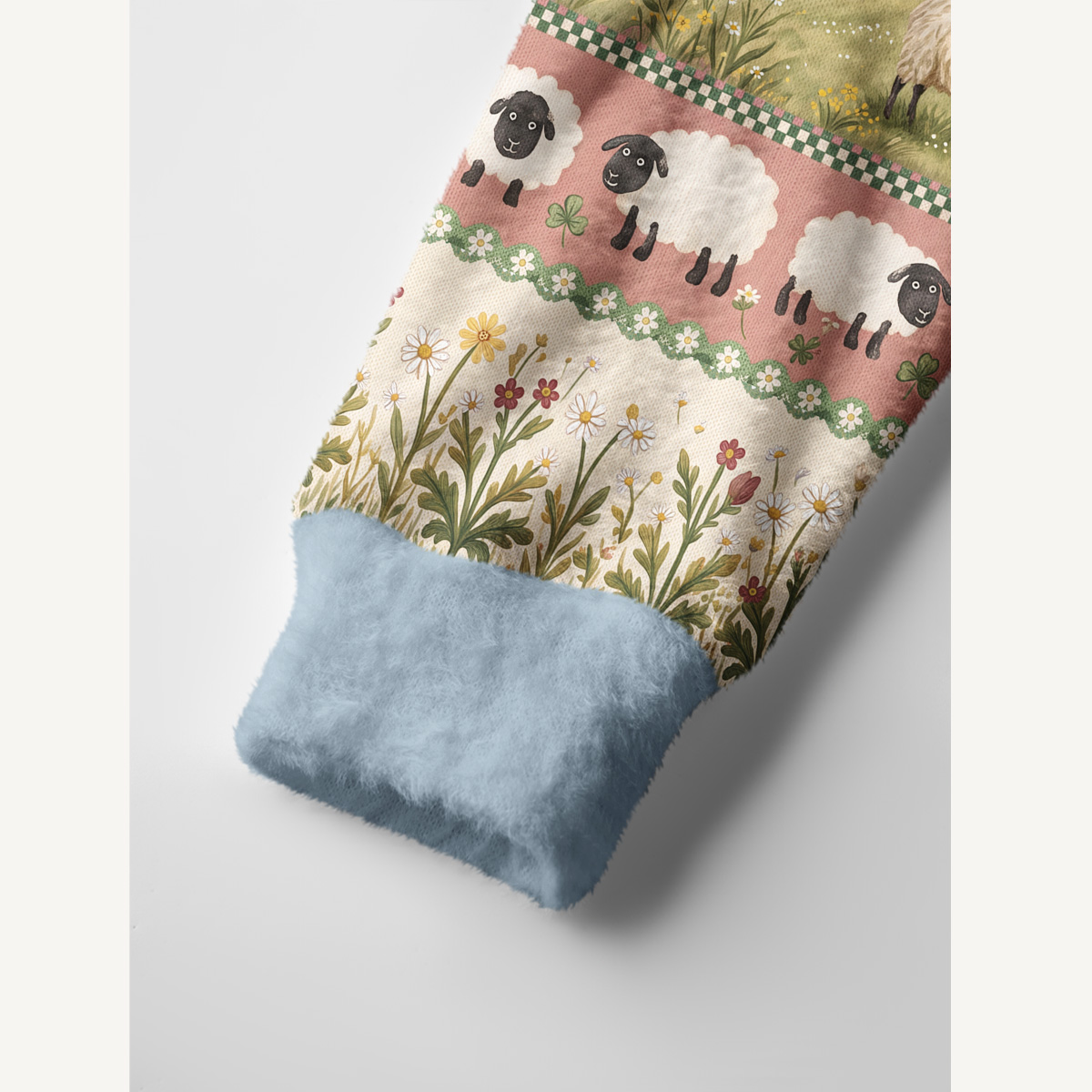 Pastoral Daydream Cottage Print Ugly Cardigan Sweaters