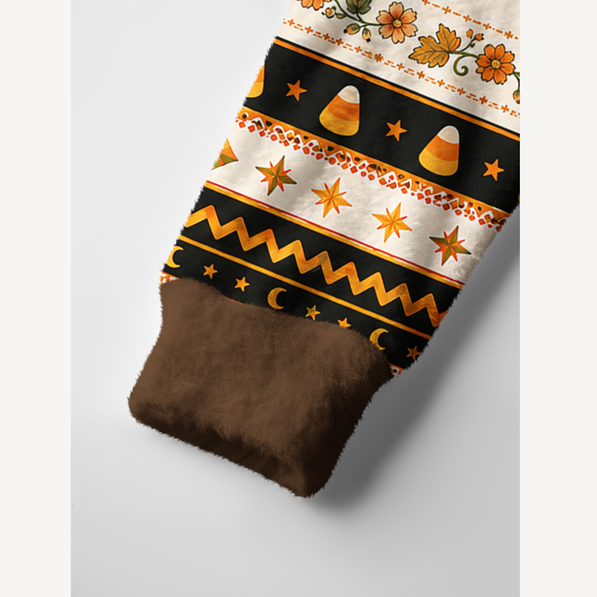 Pumpkin Patch Cats Print Ugly Cardigan Sweaters