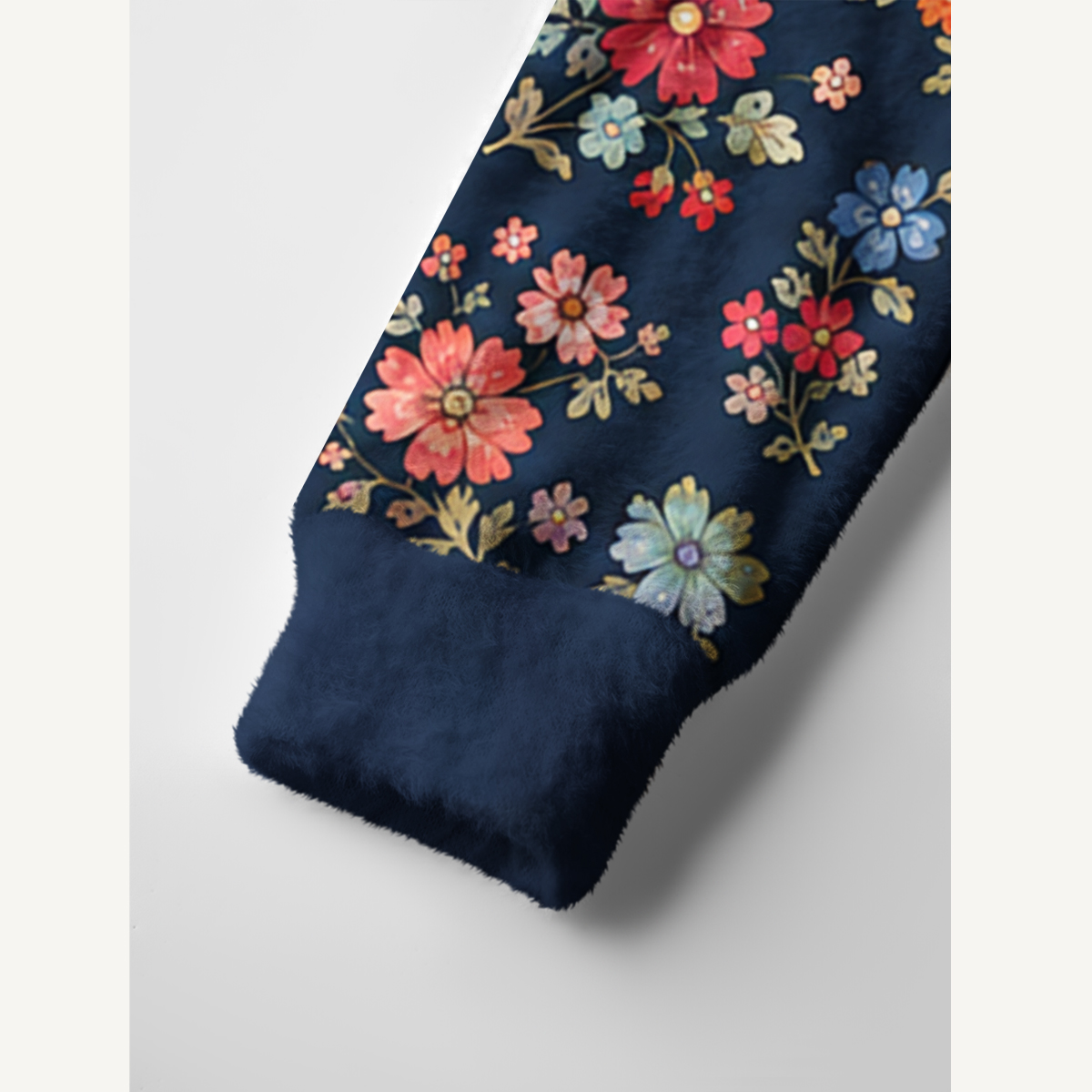 Heritage Folk Bloom Print Ugly Cardigan Sweaters