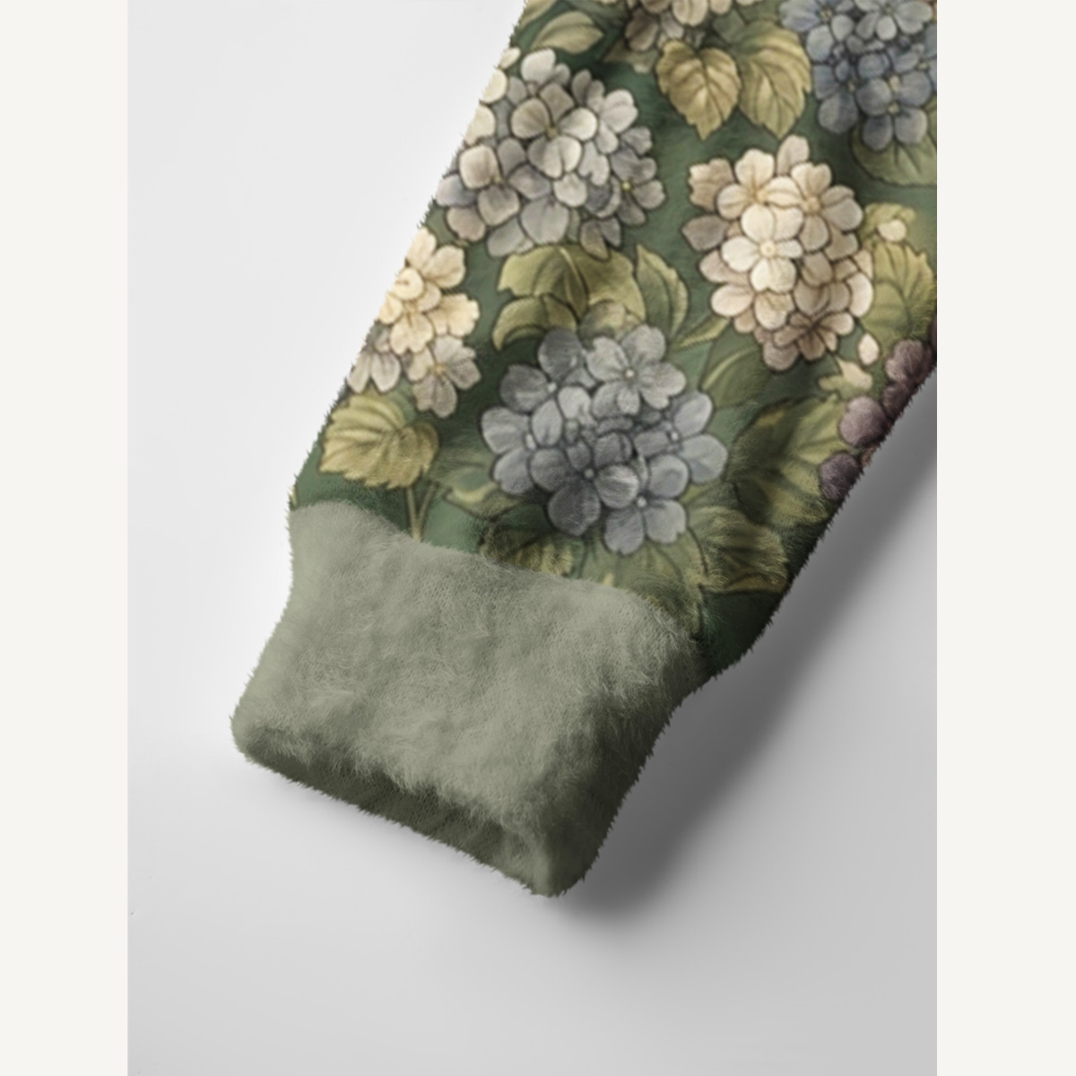 Hydrangea Garden Napping Cats Print Ugly Cardigan Sweaters