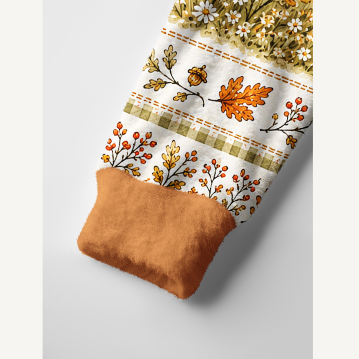 Autumn Cottage Farm Print Ugly Cardigan Sweaters