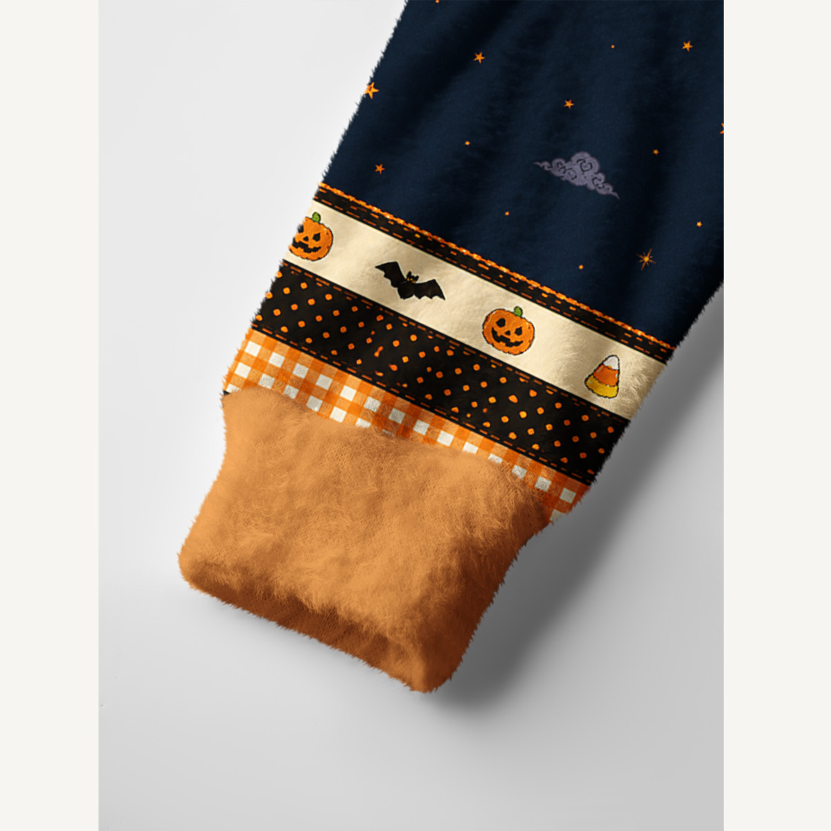 Spooky Sloth Patchwork Print Ugly Cardigan Sweaters
