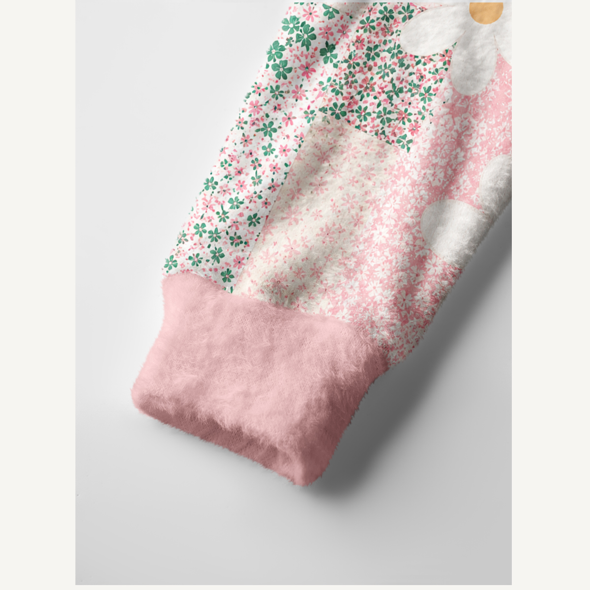 Breast Cancer Pink Flowers Ugly Cardigan Sweaters