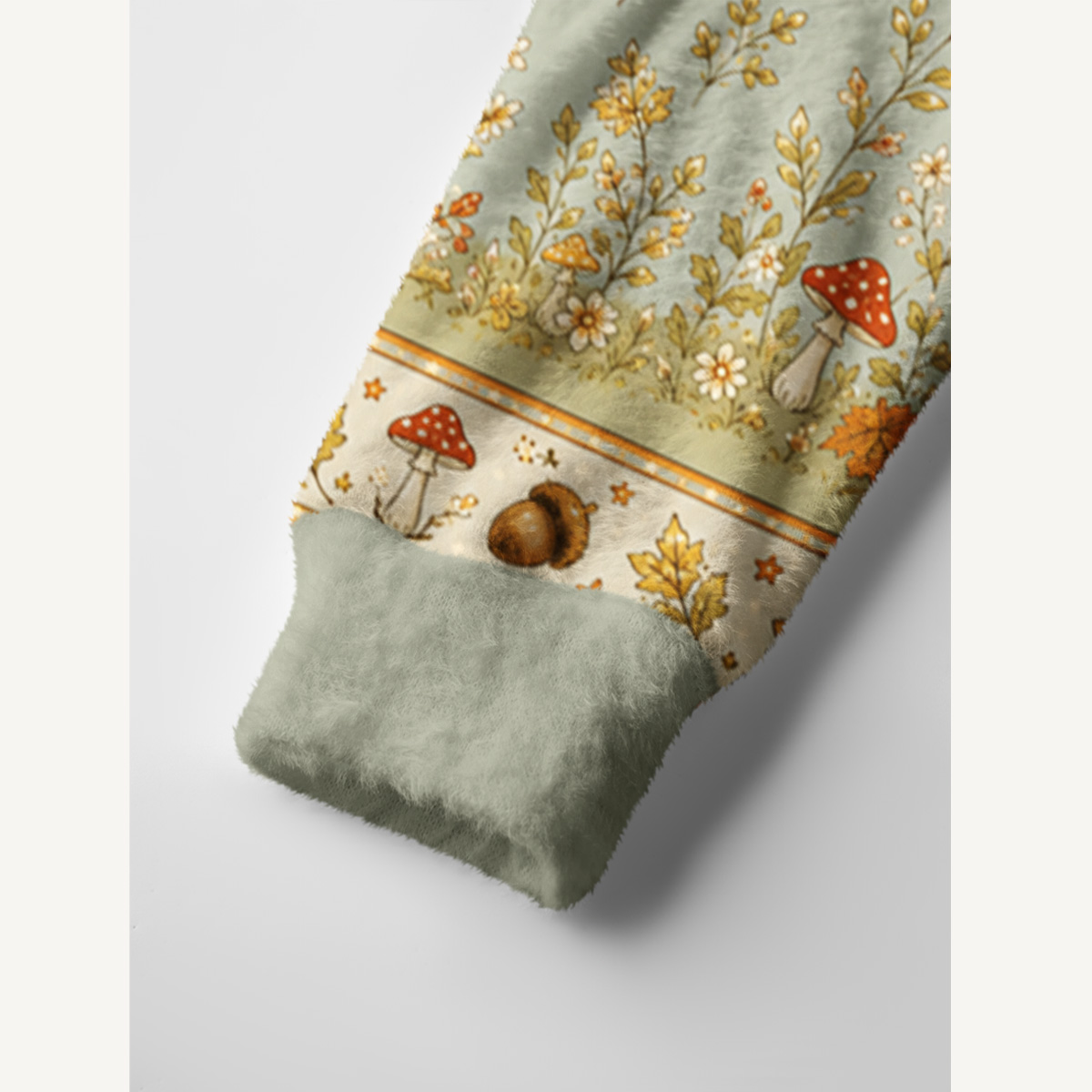 Forest Fawn & Friends Print Ugly Cardigan Sweaters