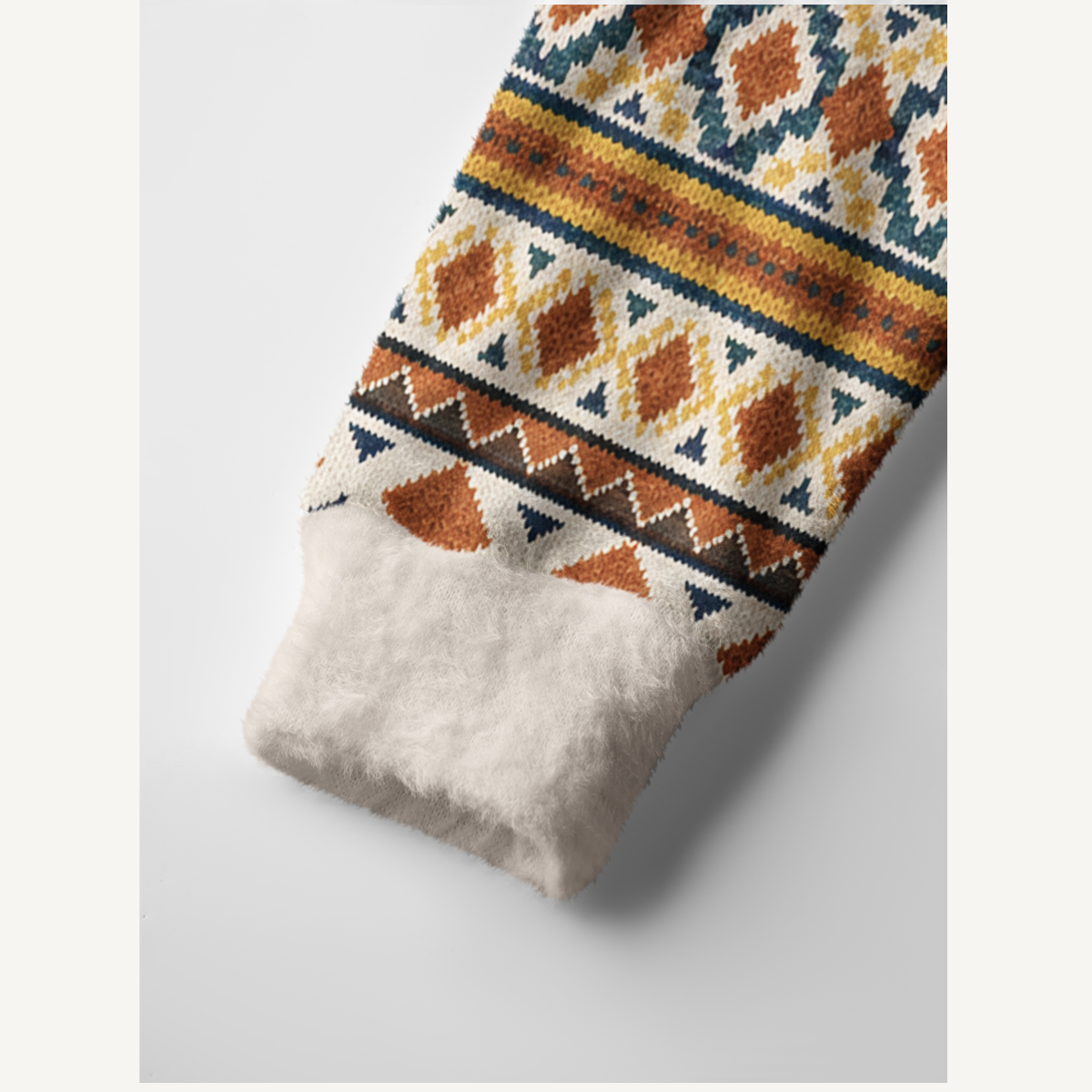 Running Horses Geometric Pattern Ugly Cardigan Sweaters