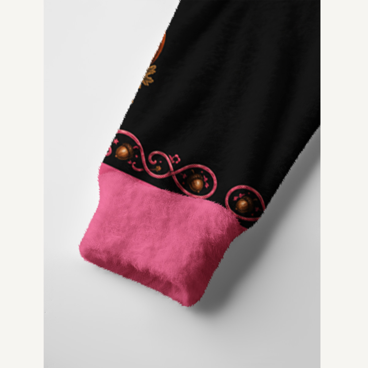 Pink October Courage Cat Print Ugly Cardigan Sweaters