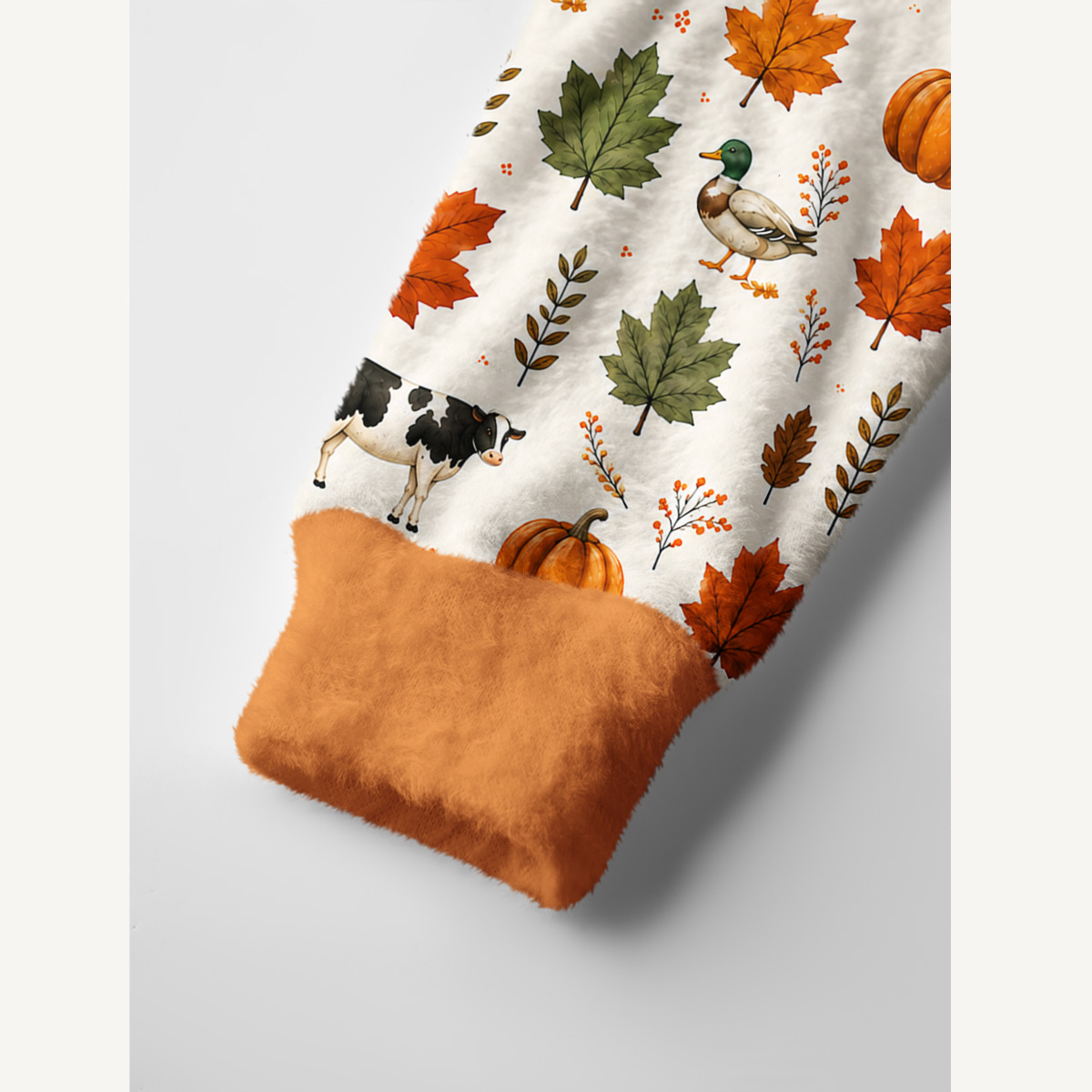 Pumpkin Farm Harvest  Print Ugly Cardigan Sweaters